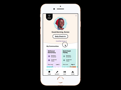 Welfie App - Household Screening Flow app app design application branding checkin covid covid 19 design education family healthcare household householdscreening screening simple symptomscreening wellness wellness app