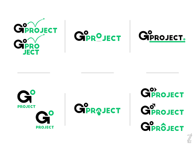 GoProjects | Logo Development brand brand design brand identity branding branding design green green logo logo logo design logodesign logos logotype