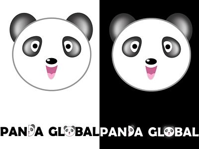 Panda Global |Panda Logo | Daily Logo Challenge: Day 3 branding illustration illustrator illustrator art illustrator design logo logo design typography vector vector illustration