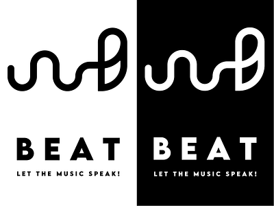 BEAT| Streaming Music Startup|Daily Logo Challenge: Day 9 branding daily logo challenge illustration illustrator illustrator art illustrator design logo logo design photoshop art typography vector