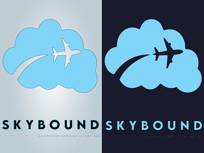 Airline LOGO | SkyBound |Daily Logo Challenge: Day 12