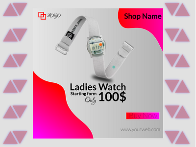 simple social media poster | Ladies Watch Social Media poster