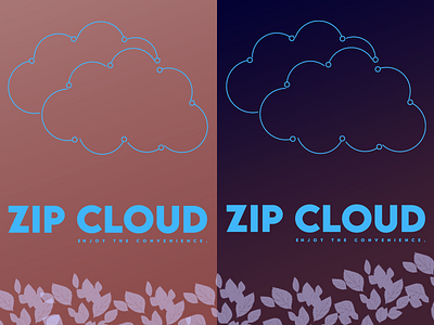 zip Cloud|Cloud Computing Logo|Daily Logo Challenge: Day 14