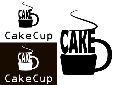 CakeCup|Cupcake Logo | Daily Logo Challenge: Day 18 branding illustration illustrator illustrator art illustrator design logo logo design photoshop art typography vector
