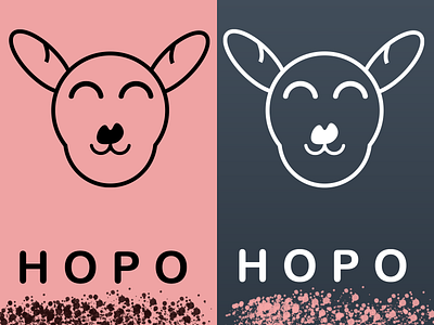 hopo|Kangaroo Logo| Daily Logo Challenge: Day 19 branding design illustration illustrator illustrator art illustrator design logo logo design typography vector vector illustration