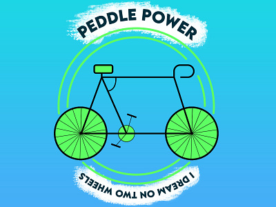 Peddle Power|Bicycle Shop Logo|Daily Logo Challenge: Day 24