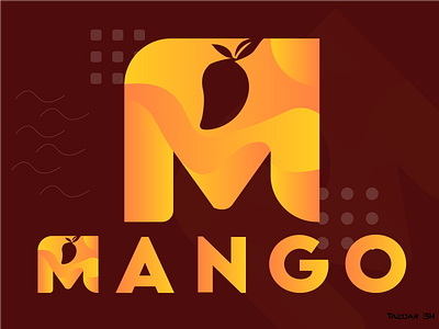 Mango Letter  Logo | Minimal Logo