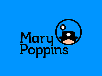 Disney Logo Redesign n°4 - MARY POPPINS art design disney icon illustrator logo logotype mary poppins minimal vector