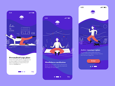 wellness app onboarding