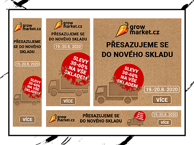 Growmarket banners adwords banners graphic graphicdesign grow marketing photoshop sale sklik