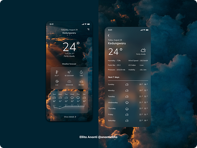 Design Jam August - Weather App Design