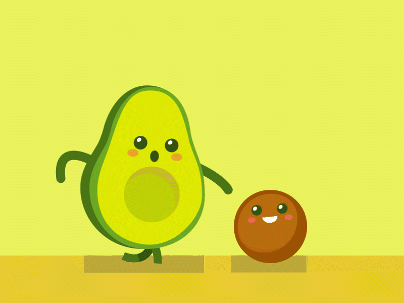 Avocado Run aftereffects animation animation 2d animation after effects animation design avocado character animation characterdesign cute illustration design flat illustration flat motion gif animation illustration motion design motion graphic