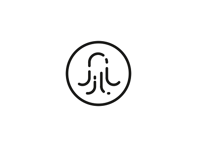 Logo - Octopus black brand branding logo minimalistic octopus