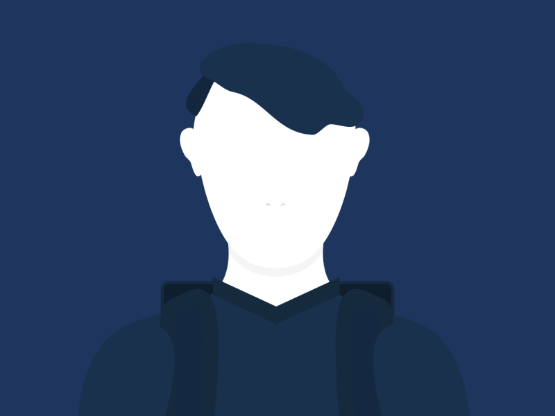 Wait metro minimalist after effects blue animation gif
