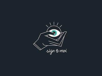 Logotype - sign language association association handraw handscript minimalist sign language