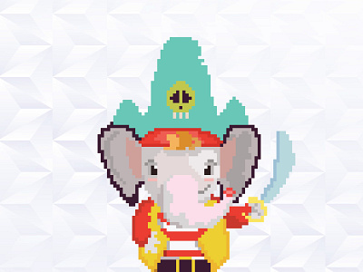 Pixel art Nft collectibles character art characters concept art design digital art elephant illustration nft nft pixel art nft collectibles pixel art pixel icon