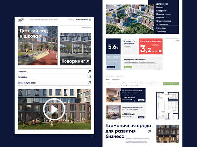 Website | Real Estate | Concept real estate uidesign web webdesign website