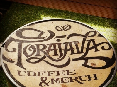 "Torajava Coffee & Merch" - Hand Lettering