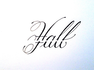 Half Full ::: Hand-lettered Typography