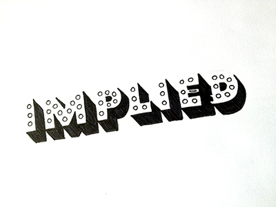 Implied ::: Hand-lettered Typography