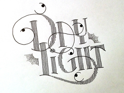 Day Light ::: Hand-Lettered Typography custom typography hand drawn typography hand lettered hand lettering handletter handwritten illustrated type lettering paper graffiti type typography