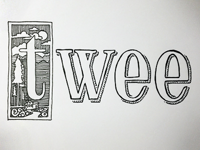 Twee ::: Hand-Lettered Typography