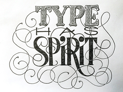 Type Has Spirit ::: Hand-Lettered Typography