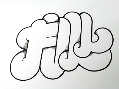 Full ::: Hand-Lettered Typography by David J Short on Dribbble