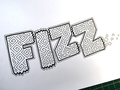 Fizz ::: Hand-Lettered Typography