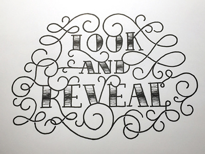 Look and Reveal ::: Hand-Lettered Typography