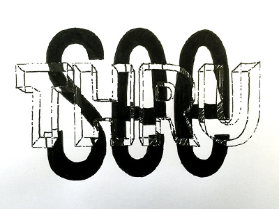 See Thru ::: Hand-Lettered Typography