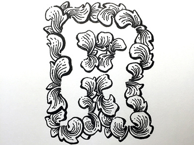 "R" ::: Hand-Lettered Typography