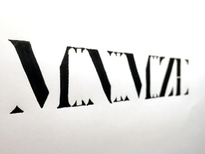 Minimize ::: Hand-Lettered Typography custom typography hand drawn typography hand lettered hand lettering handletter handwritten illustrated type lettering paper graffiti type typography