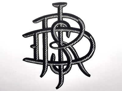 "DJRS" ::: Hand-Lettered Typography custom typography hand drawn typography hand lettered hand lettering handletter handwritten illustrated type lettering paper graffiti type typography