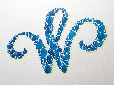 "W" ::: Hand-Lettered Typography