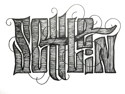 Settle In ::: Hand-Lettered Typography custom typography hand drawn typography hand lettered hand lettering handletter handwritten illustrated type lettering paper graffiti type typography