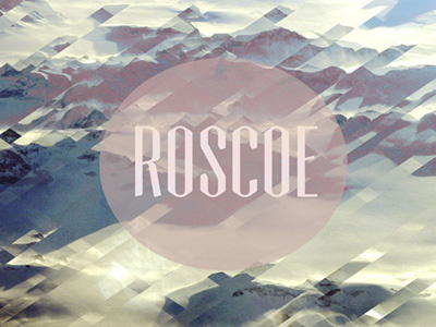 Roscoe photomanipulation poster print print design