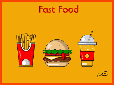 Fast Food stickers