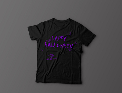 T-Shirt Happy Halloween 3 adobe illustrator adobeillustator adobephotoshop bats branding design halloween halloween design happy illustration logo pumpkin t shirt t shirt design typography vector