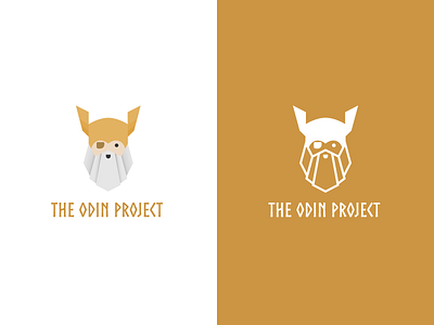 The Odin Project - Mascot Logo affinity designer beard character character design design gold head helmet illustration logo mascot mascot character mascot design mascotlogo odin sketch typography viking