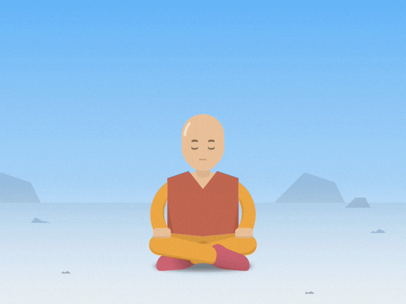 Meditation affinity designer animation buddhism emptiness meditate meditation mindfulness peaceful principle zen
