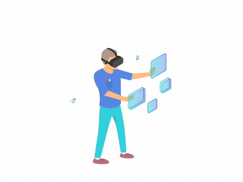 VR Movements animation gif occulus principle app virtual reality vr