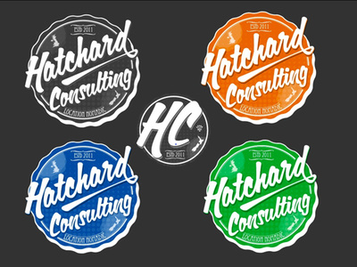 Hatchard Logo Rev5 Variations branding identity logo script stamp