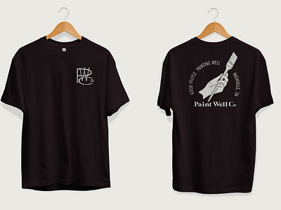 T-shirt design for Paint Well Co.