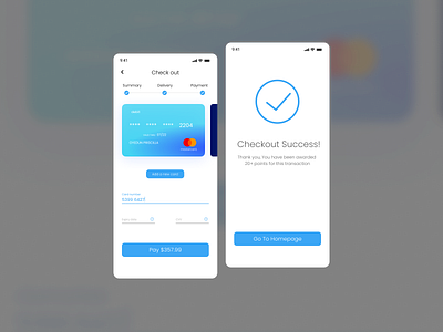 Daily UI #002 - Credit Card Check Out