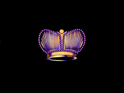 Crown 2d black brand design branding branding concept color colorful concept design crown design gold illustration logo purple vector yellow
