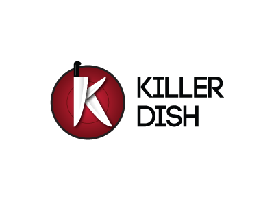 Killer Dish Logo Concept food logo