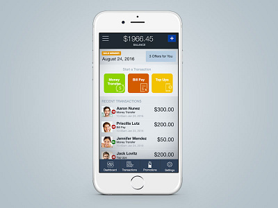 Financial Mobile App Concept app design bank banking financial mobile app money money transfer numbers