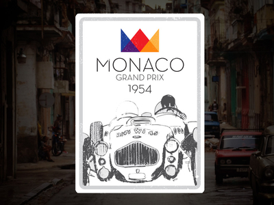 Shirt Design - Monaco Grand Prix branding illustration logo shirt design typography