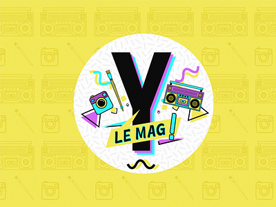Y le mag artwork design digital digital illustration illustration logo